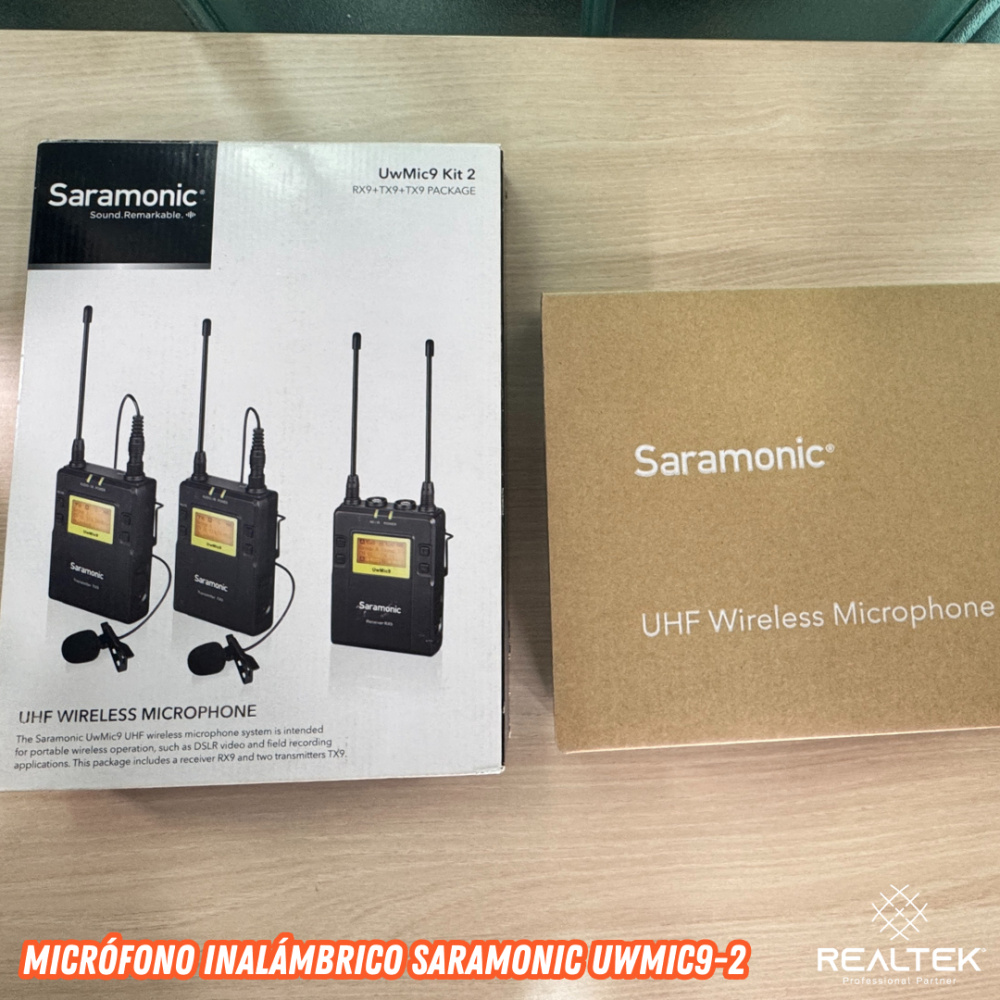 Micrófono inalámbrico Saramonic UwMic9-2