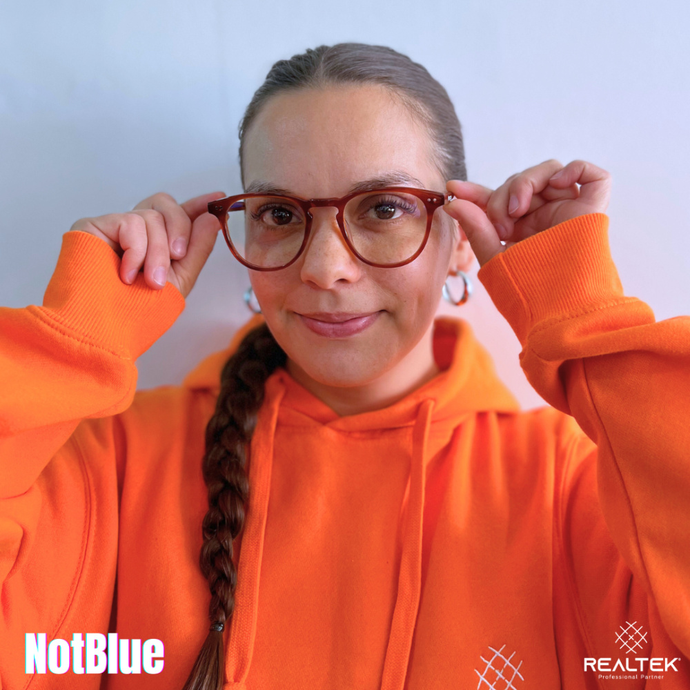 Lentes NotBlue Naranjos