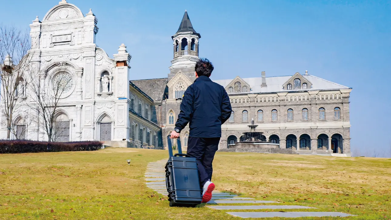 rolling suitcase