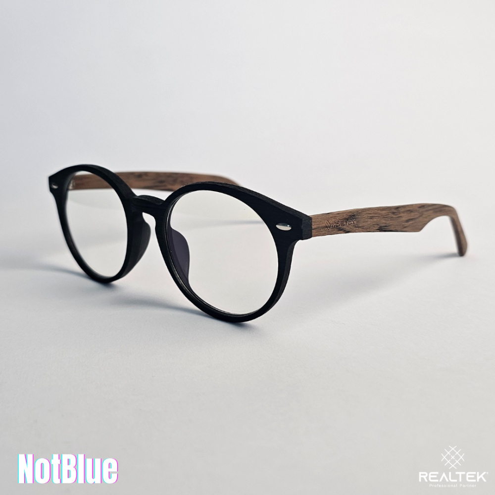 Lentes NotBlue Negros Redondos